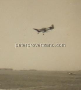 Peter Provenzano Photo Album Image_copy_105.jpg - Miles Master  Mark I trainer landing.  RAF Station Netheravon, England.  No. 1 S.F.T.S. (Service Flight Training School).
Peter Provenzano was with the No. 1 S.F.T.S from September 8, 1941 to 
December 8, 1941.